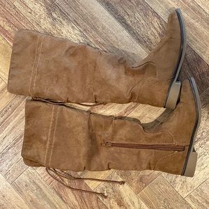 Girls tall brown boots size 13